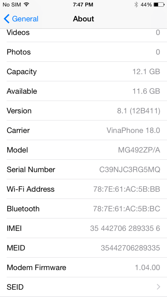 iPhone 6 Gold 16gb leng keng