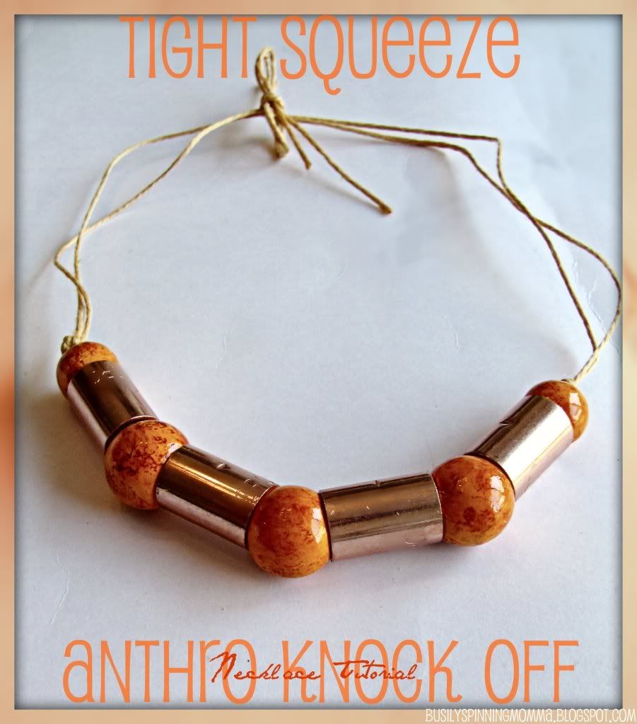 Tight Squeeze necklace tutorial