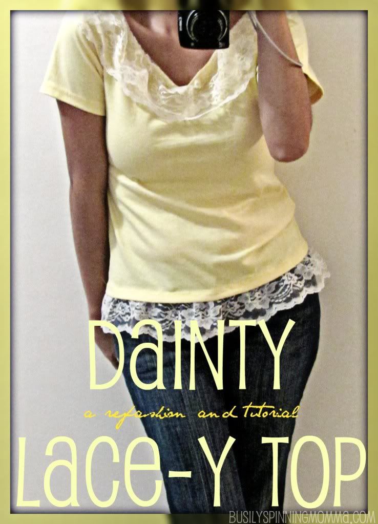 A Dainty Lace-y Tee
