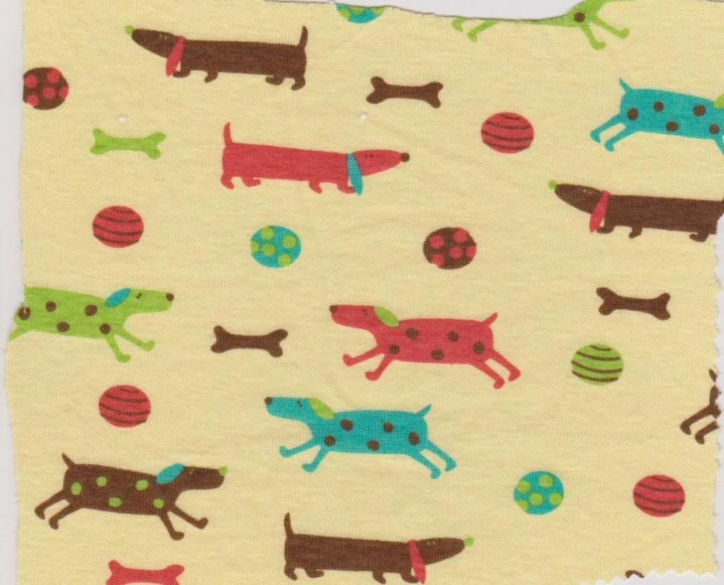 Spotted Dog on PUL Diaper Cut - 23x23 cut Spotted Dog on PUL Diaper Cut - 23x23 cut