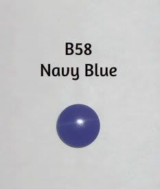 Kam Snaps #B58 NAVY BLUE Size 20 Kam Snaps #B58 NAVY BLUE Size 20