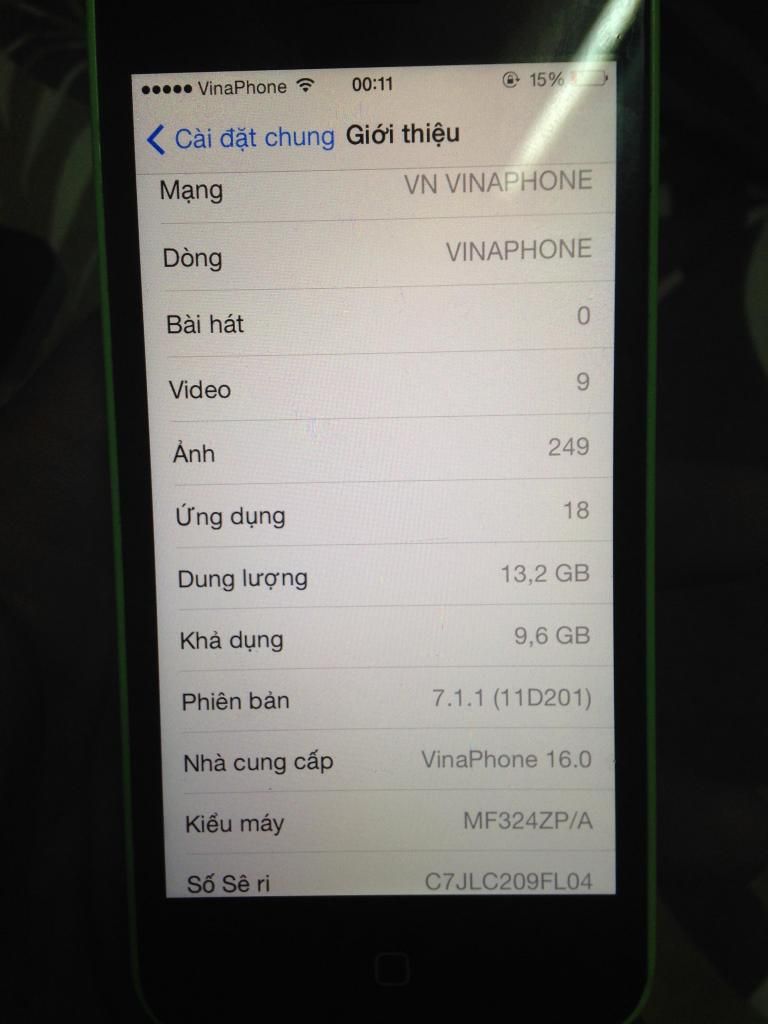 iphone 5 16G white quốc tế & lock + iphone 5C quốc tế = 7tr + iphone 4S lock = 4tr - 14