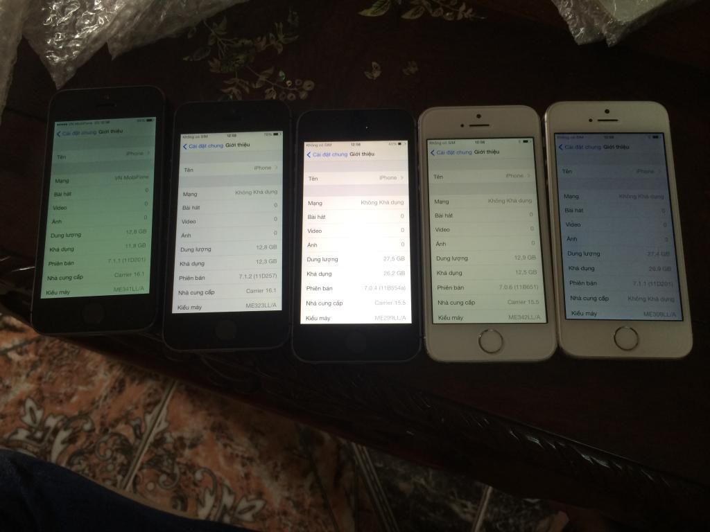 iphone 5S quốc tế 16G = 9,5tr 32G = 10tr + iphone 5 - 5S lock + iphone 4 hàng VN