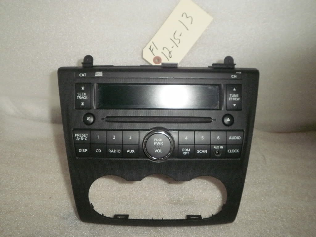 2007 Nissan altima radio display #2