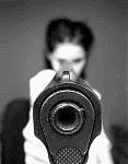 Girl with Gun Pictures, Images and Photos