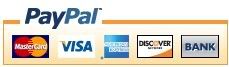 Credit or debit card through PayPal
