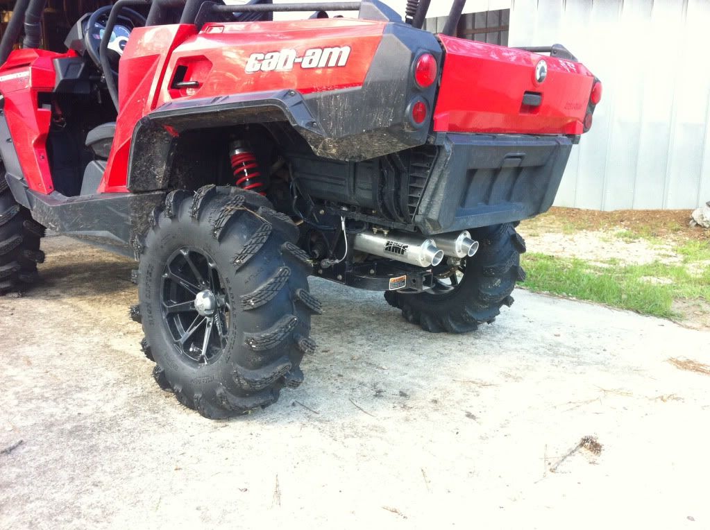 Anyone try HMF exhausts? CanAm Commander Forum