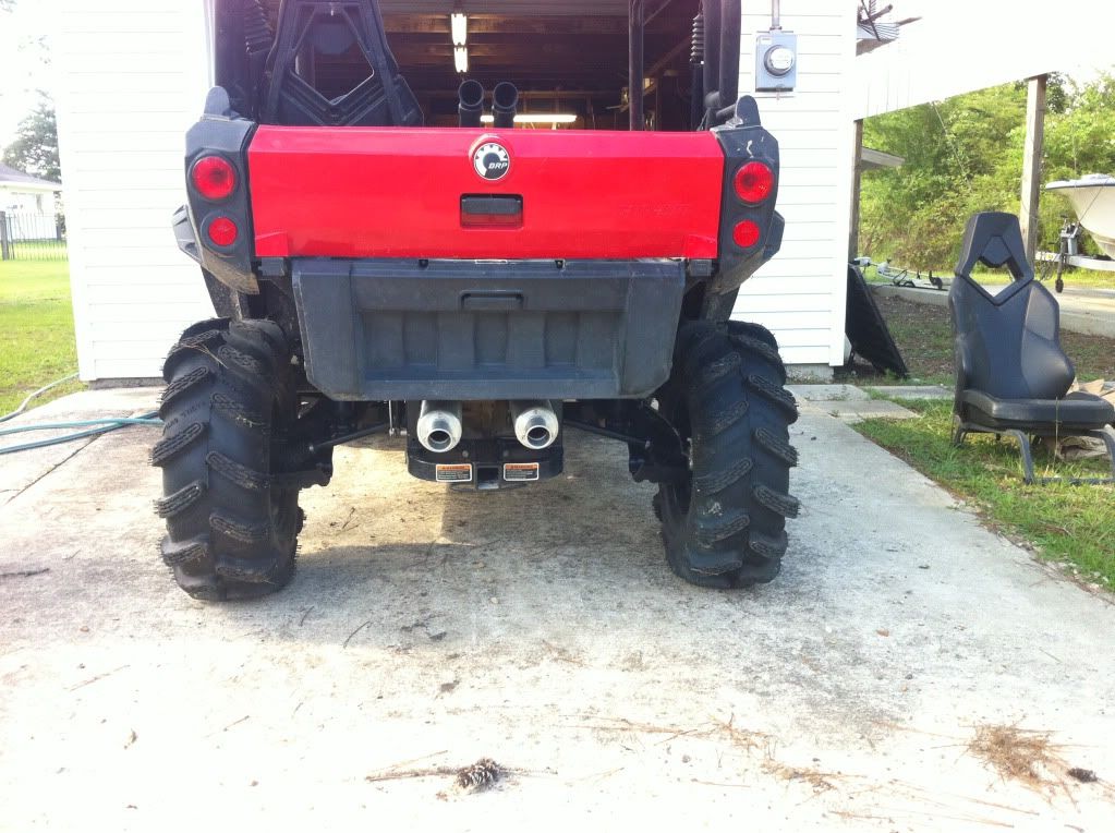 Anyone try HMF exhausts? CanAm Commander Forum