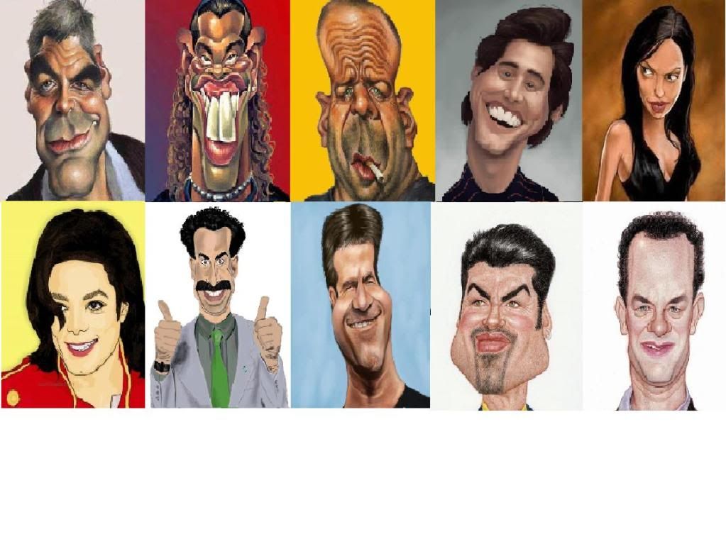 Cartoon Celebrities Quiz - By TonyAdams10