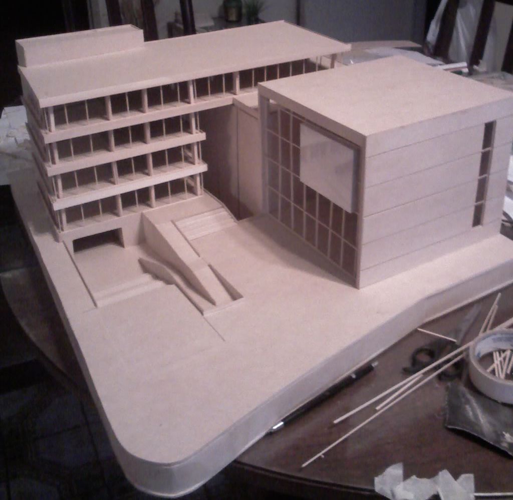 Maqueta para mi proyecto final de la facultad | Arquitectura