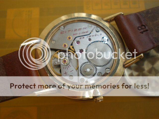 Vintage CITIZEN Hi Line 23 Jewels Manual Mens Watch  