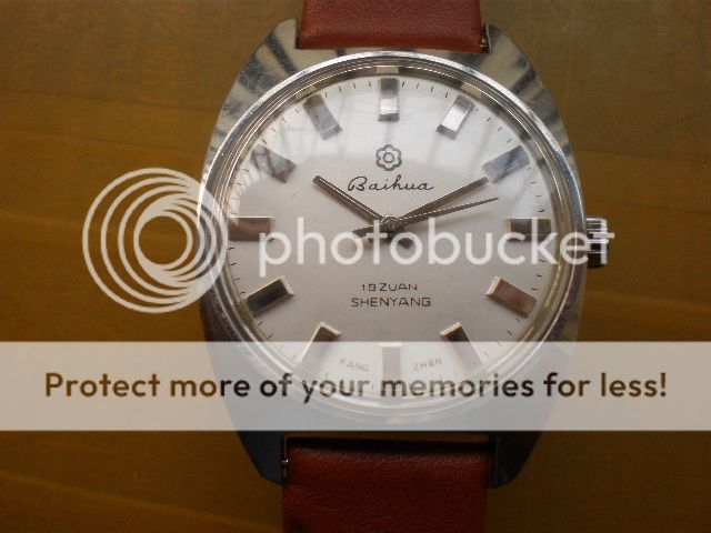 Genuine China BAIHUA 19 Jewels Manual Mens Watch  