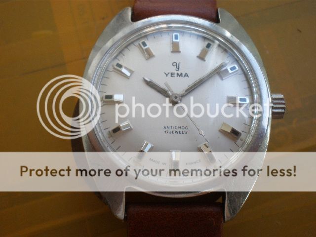 Vintage FRANCE YEMA 17 Jewels Manual Mens Watch  