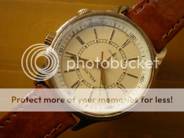 Herrenuhr Armbandwecker POLJOT mit Weckfunkt,18 Jewels  