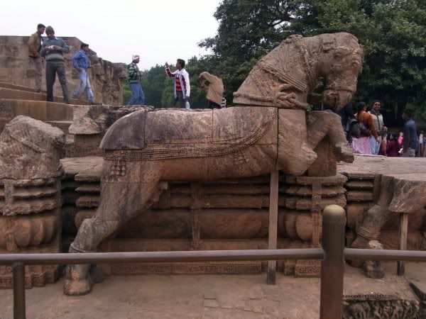 Konark sun temple horse