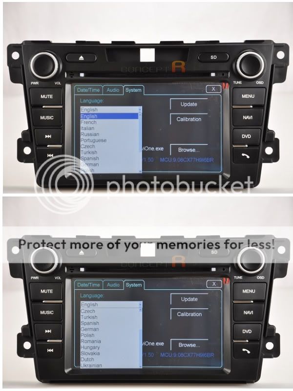 2007~11 Mazda CX 7 DVD GPS Navigation Radio Double 2 DIN In dash 08 09 