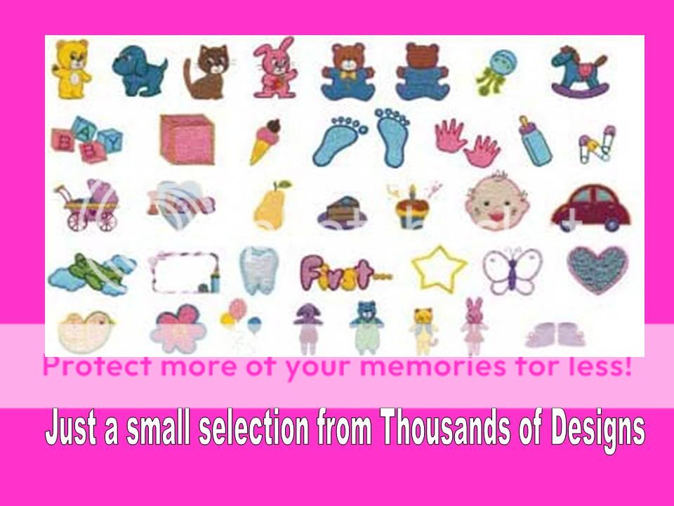 500 Jef Janome Machine Embroidery Design Library