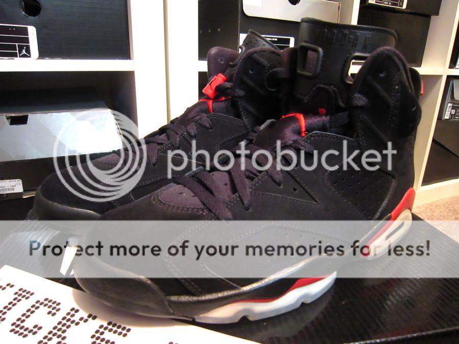 Nike Air Jordan VI Retro Black Varsity Red PE Infared  