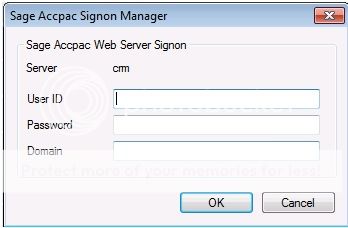 Configure A Windows User To Run Sage ERP Accpac and Sage CRM
