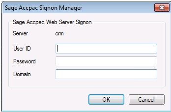 Configure A Windows User To Run Sage ERP Accpac and Sage CRM