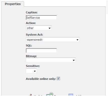 Sage CRM Self-Service Portal