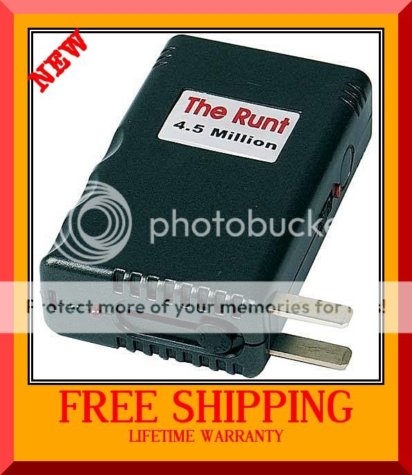 New Runt 45R Stun Gun FREE Holster (Rechargeable) Self Defense  