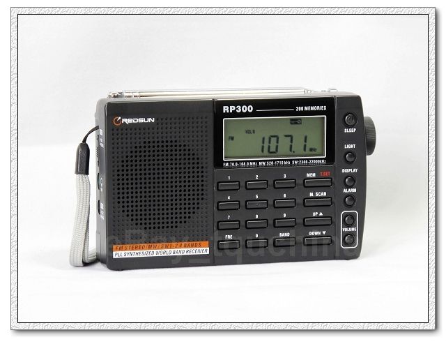 RP300 DIGITAL PLL AM FM SHORTWAVE REDSUN POCKET RADIO  