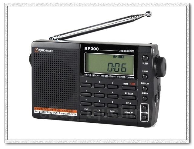 RP300 DIGITAL PLL AM FM SHORTWAVE REDSUN POCKET RADIO  